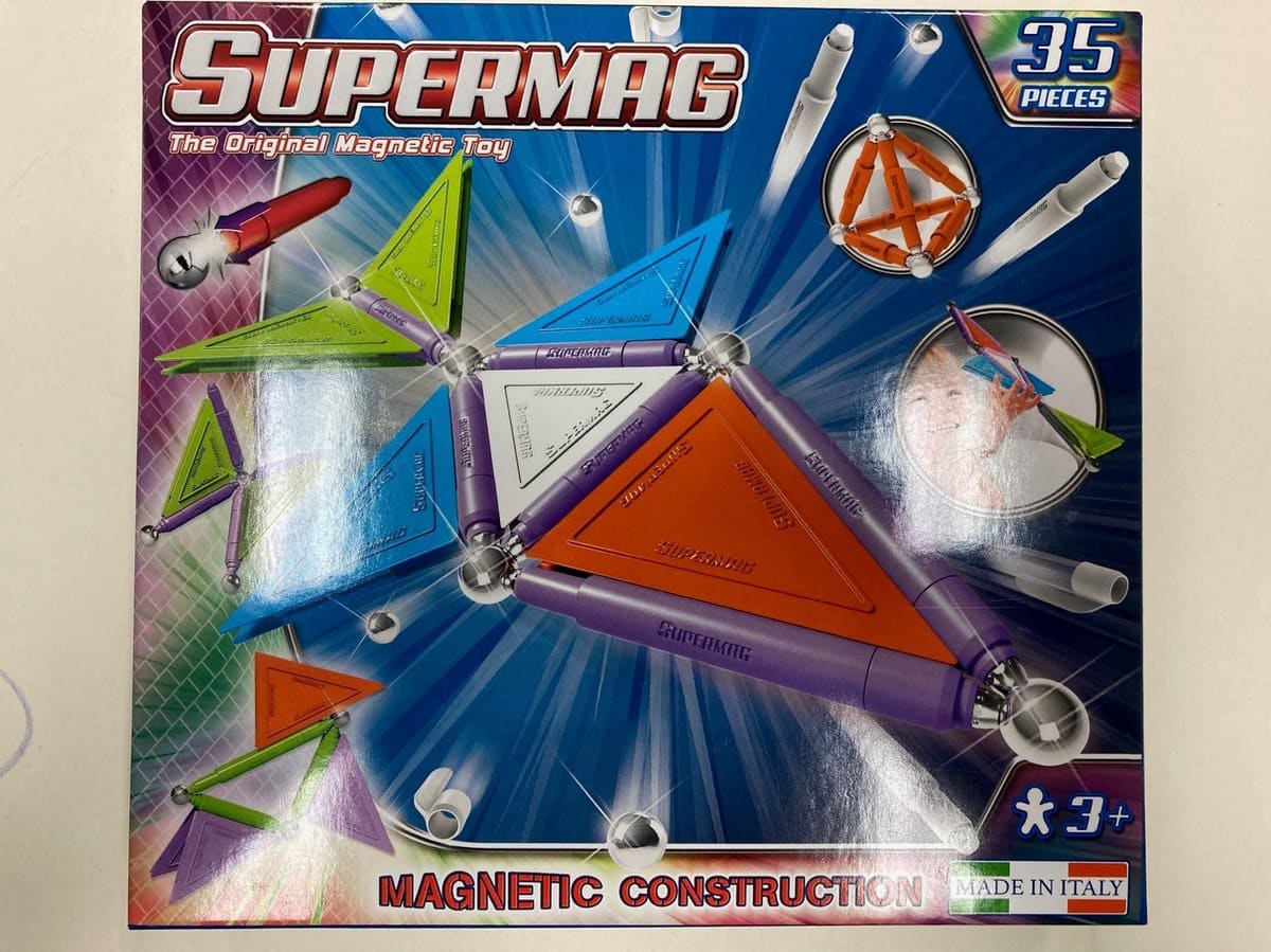 Selecta supermag trendy 35-delige magnetenset