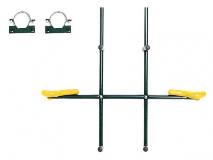 SwingKing Duoschommel 99 x 23,5 cm Staal Groen Geel