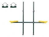 SwingKing Duoschommel 99 x 23,5 cm Staal Groen Geel