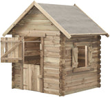 SwingKing Louise Houten Speelhuisje 120 x 120 x 160 cm Naturel