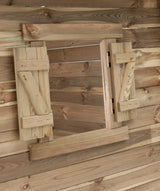 SwingKing Louise Houten Speelhuisje 120 x 120 x 160 cm Naturel