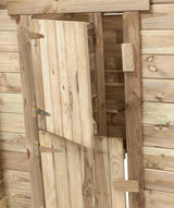 SwingKing Louise Houten Speelhuisje 120 x 120 x 160 cm Naturel