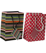 Jvdl luxe cadeau tasje klein streep stip assorti