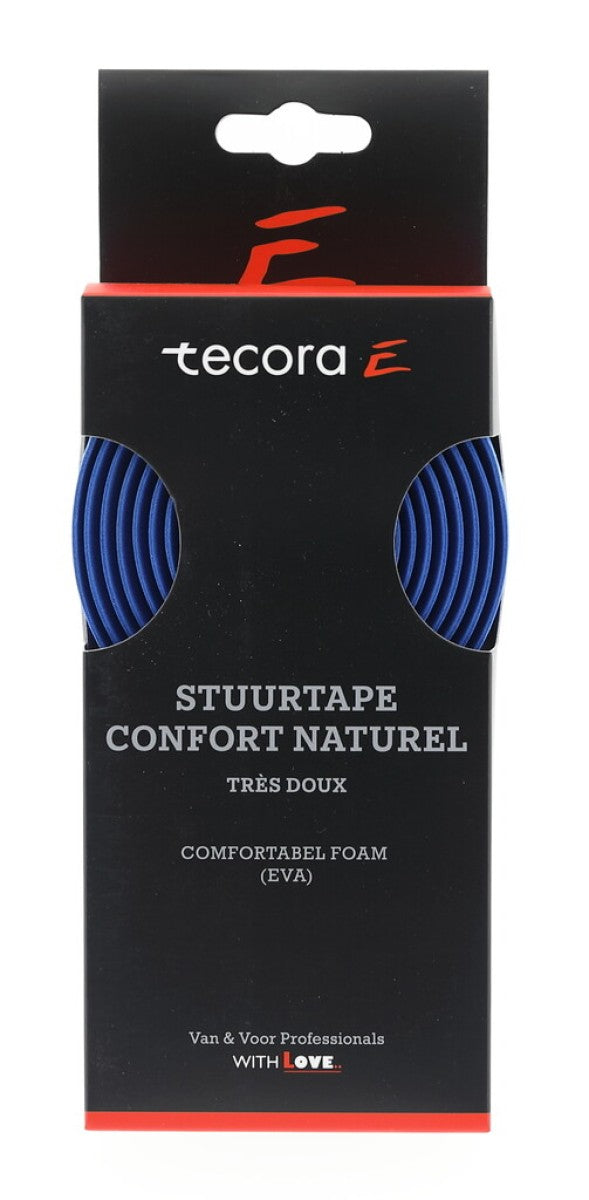 Tecora  e stuurlint confort naturel, ø2,5x30mm, 1.8m, blauw