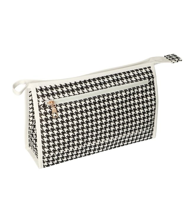Traveller toilettas pied-de-poule 30cm x 19.5cm
