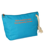 Traveller toilettas sea, sand sun blauw oranje 30cm x 19.5cm