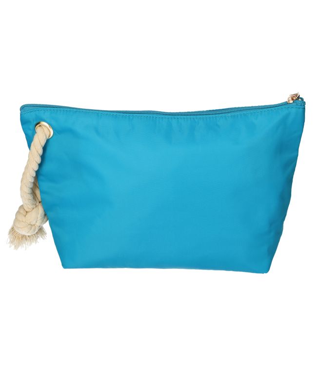 Traveller toilettas sea, sand sun blauw oranje 30cm x 19.5cm