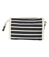 Traveller spiegeltas stripe blauw sports classic 16.5x11cm