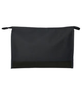 Traveller toilettas rubberen bodem zwart 35x24cm