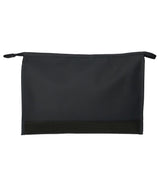 Traveller toilettas rubberen bodem zwart 35x24cm