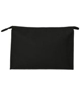 Traveller toilettas rits horizontaal zwart 35x24 cm