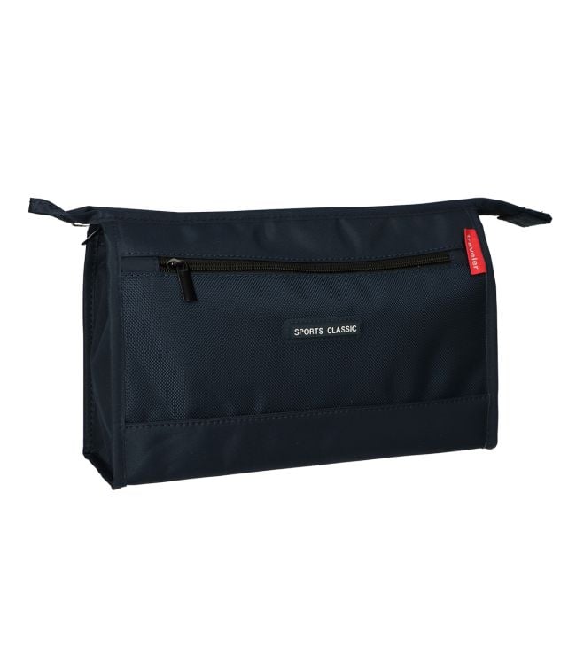 Traveller toilettas sports classic blauw 30x19.5cm
