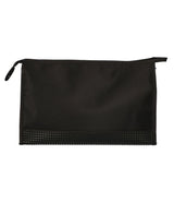 Traveller toilettas rubber zwart 30x19.5cm