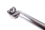 zadelpen vast 27.2 x 350 mm aluminium zilver