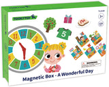 Tooky toy A Wonderful Day Educatief Houten Magneetbord 108-delig