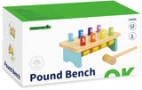 Tooky toy Houten Hamerbank 12 maanden 2-delig