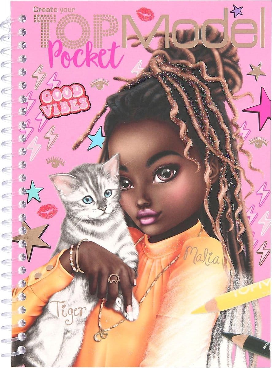 Van der doelen topmodel pocket good vibes malia en tijger