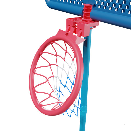 Swingball Basketbalpaal met All Surface Basis Donkerblauw Blauw