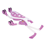 The bugs scramblebug bubblegum loopfiets met 4 wielen junior roze wit