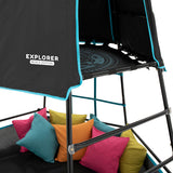 Tp toys Explorer Klimtoren met Schaduwrijk Speelgebied Zwart Blauw
