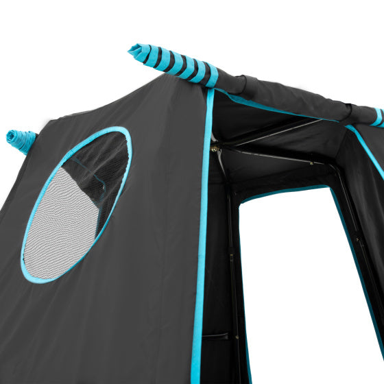 Tp toys Explorer Klimtoren met Schaduwrijk Speelgebied Zwart Blauw