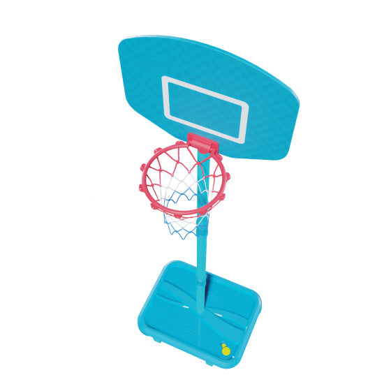 Swingball first basketbalpaal met all surface basis blauw rood
