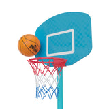 Swingball first basketbalpaal met all surface basis blauw rood