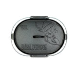 Valhal Dutch Oven Braadpan Gietijzer met deksel Ovaal 9 L