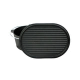 Valhal Dutch Oven Braadpan Gietijzer met deksel Ovaal 9 L