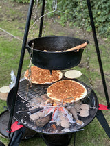 Valhal Dutch Oven Braadpan Gietijzer met deksel Ovaal 9 L