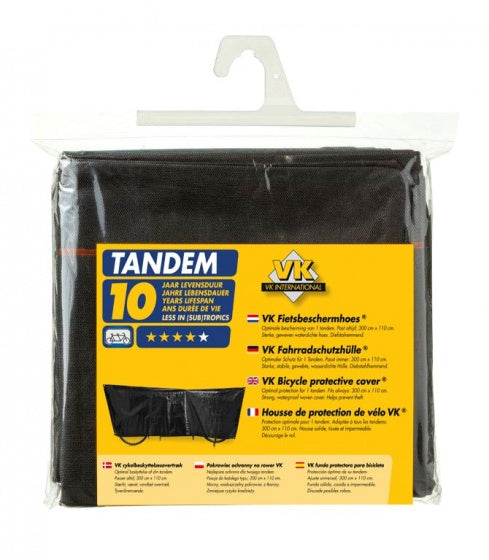 VK Tandem Luxe Fietshoes - 300cm zwart