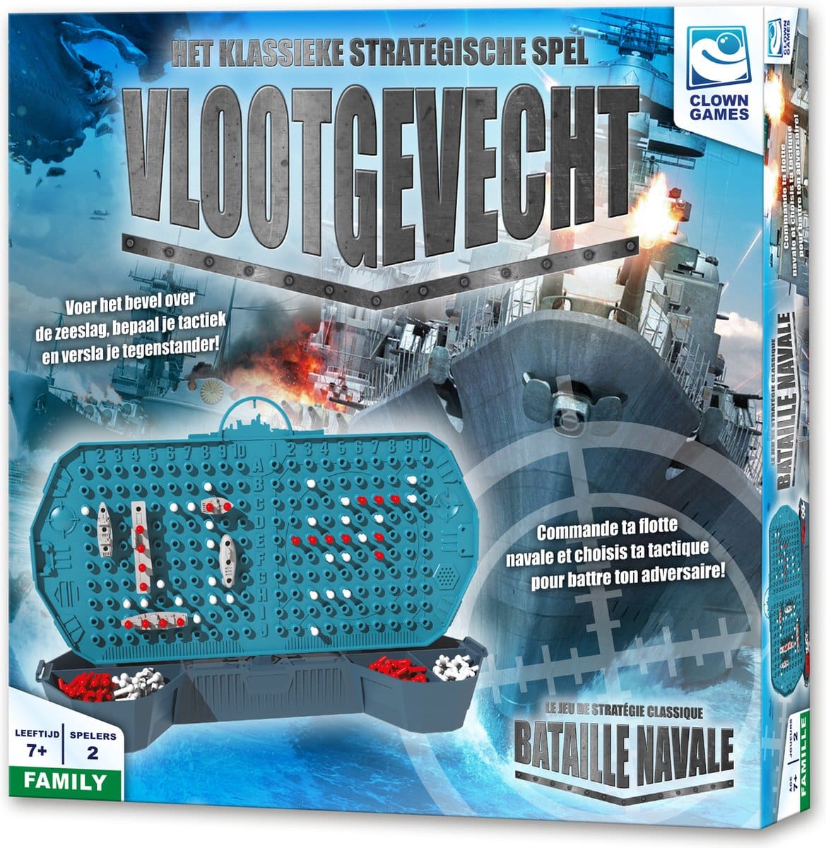 Van der meulen clown games vlootgevecht bordspel