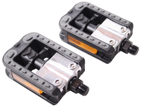 Mirage Vp-113 vouwpedaal set 9 16 antislip met reflectoren