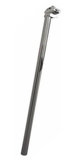 Zadelpen vast 25,4mm x 600mm aluminium zilver