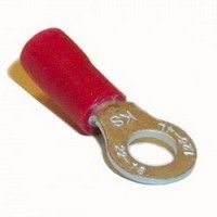 Kabelschoen oogje m6 rood (p25)