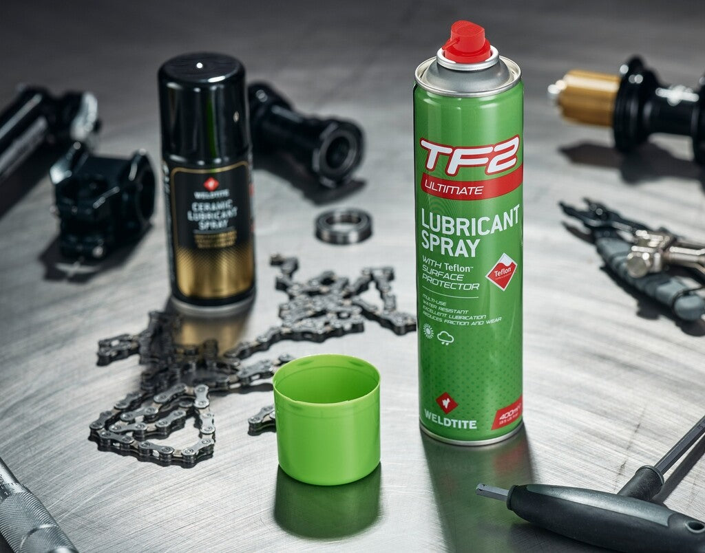 Weldtite tf2 smeerolie+teflon spuitbus 400 ml 3903015