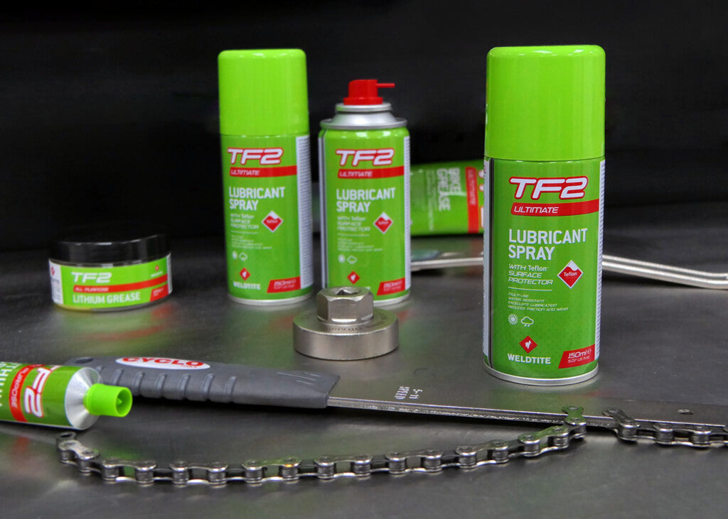 Weldtite tf2 smeerolie+teflon spray 150ml 3903021