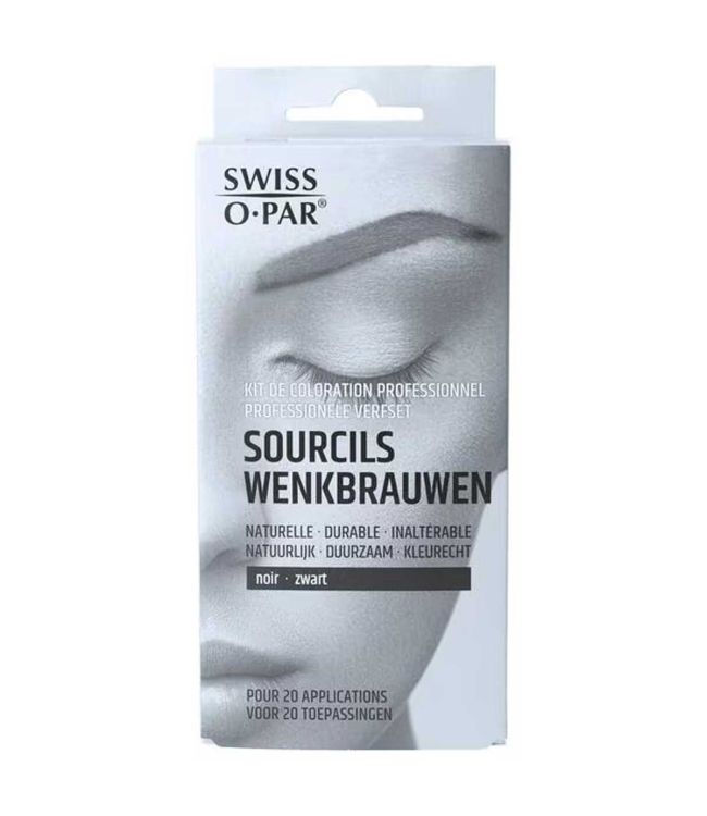 Swiss o.par swiss o. par wenkbrauwverf set zwart