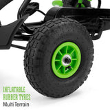 Xootz Viper Go Kart Skelter Junior Zwart Groen