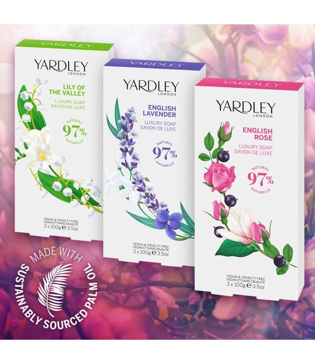 Yardley london english lavender zeep 3x100gr.