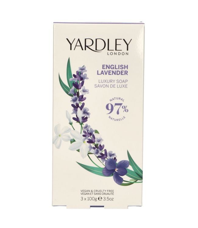 Yardley london english lavender zeep 3x100gr.
