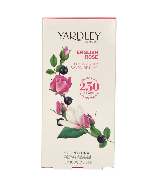 Yardley london english rose zeep 3x100gr.