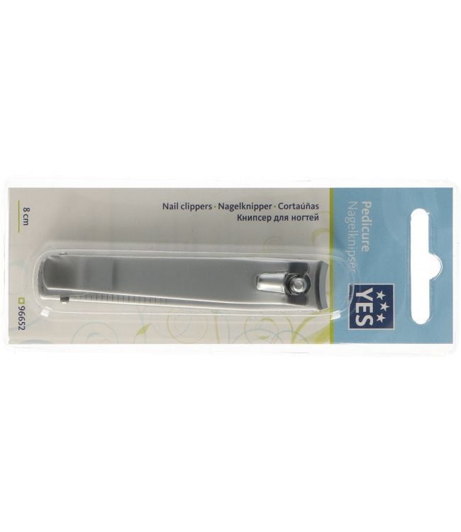 Yes voetnagelknipper zilver 8cm