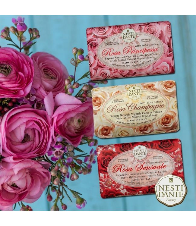 Nesti dante rosa campagne zeep 150gr.