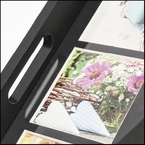 Zep foto dienblad black w002 voor 9 foto's