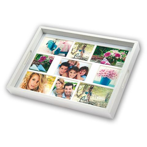 Zep foto dienblad white w006 voor 9 foto's
