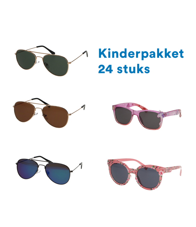 Spectrum kinderzonnebrillen pakket 20 stuks