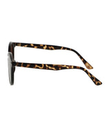 Spectrum zonnebril rond tortoise bruin dames
