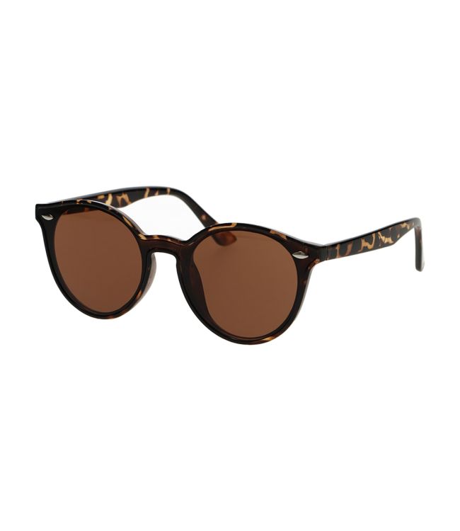 Spectrum zonnebril rond tortoise bruin dames
