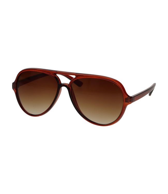 Spectrum zonnebril vintage piloot gradient bruin dames